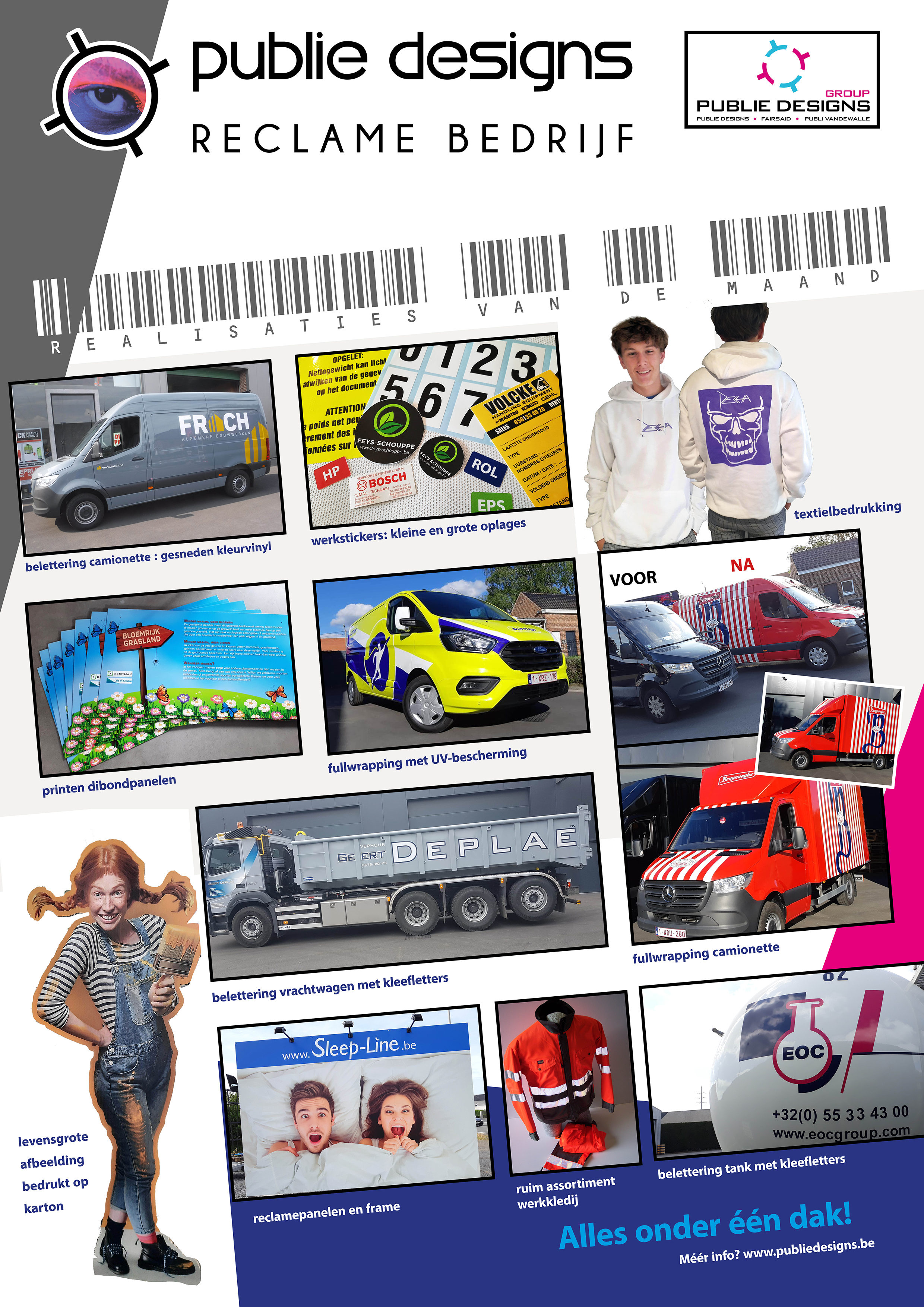 reclamebureau's Deerlijk | Publie Designs bvba